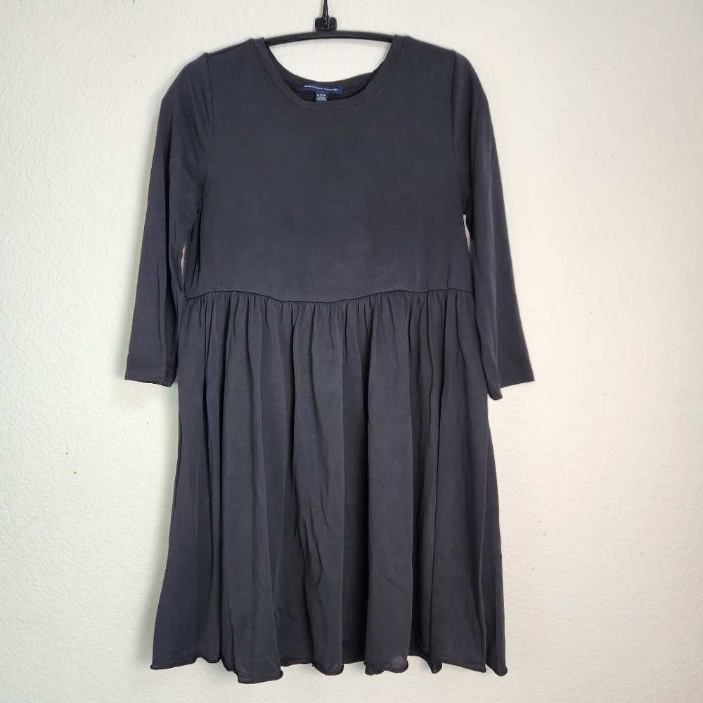 American Eagle Outfitters Charcoal Long Sleeve Dress, Size S